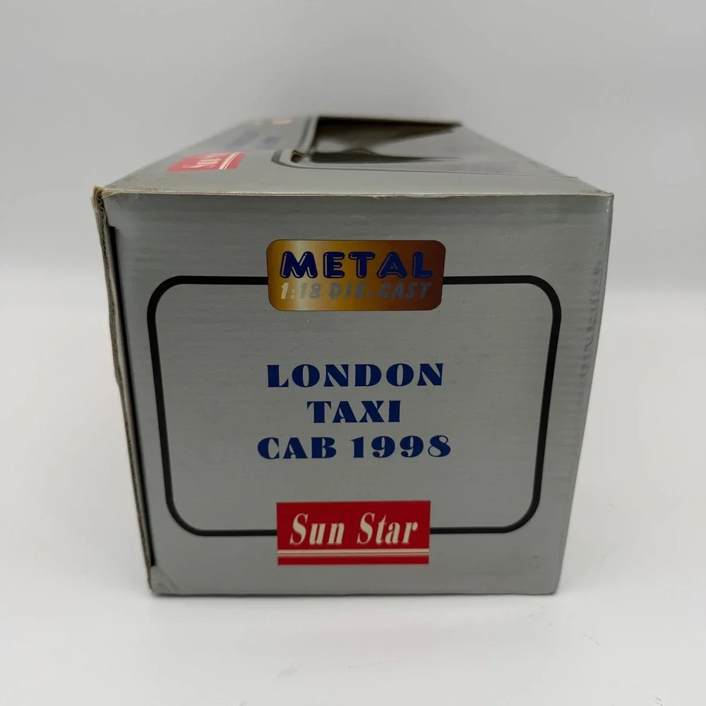 SUN STAR London Taxi Cab 1998 Diecast Model Car 1:18